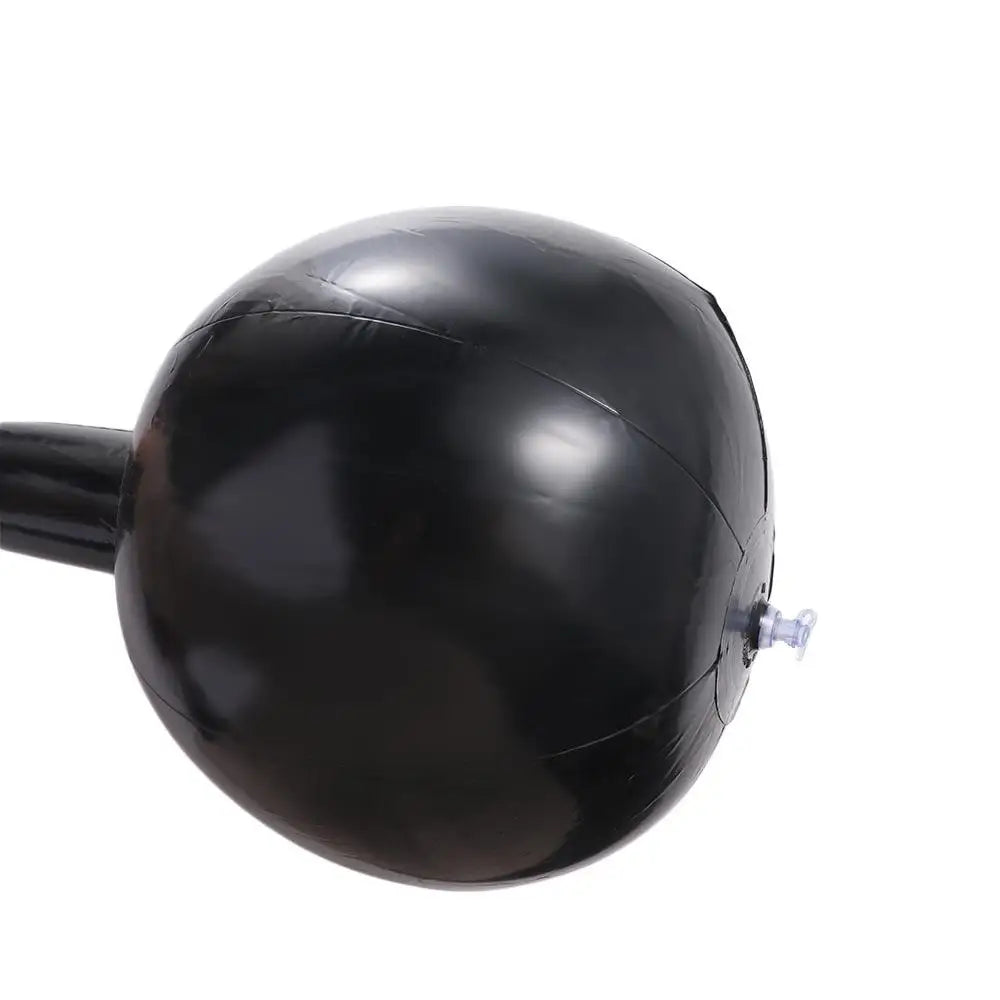 Gym Game Props Interaction Toys Inflatable Barbell Toys Thickened Sports Inflatable Balloon Fitness Dumbbell Toys